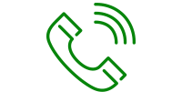 phone-icon von Phone box in grün